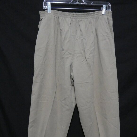 Beige Joggers | large | Stretchy Waistband | Front Pockets - Picture 6 of 16